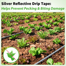 DarkTank 80% water savings with 0.8 GPH emitters for efficient irrigation