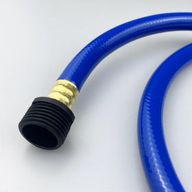 Darnassus 3ft blue hose highlighting compact length for easy storage.