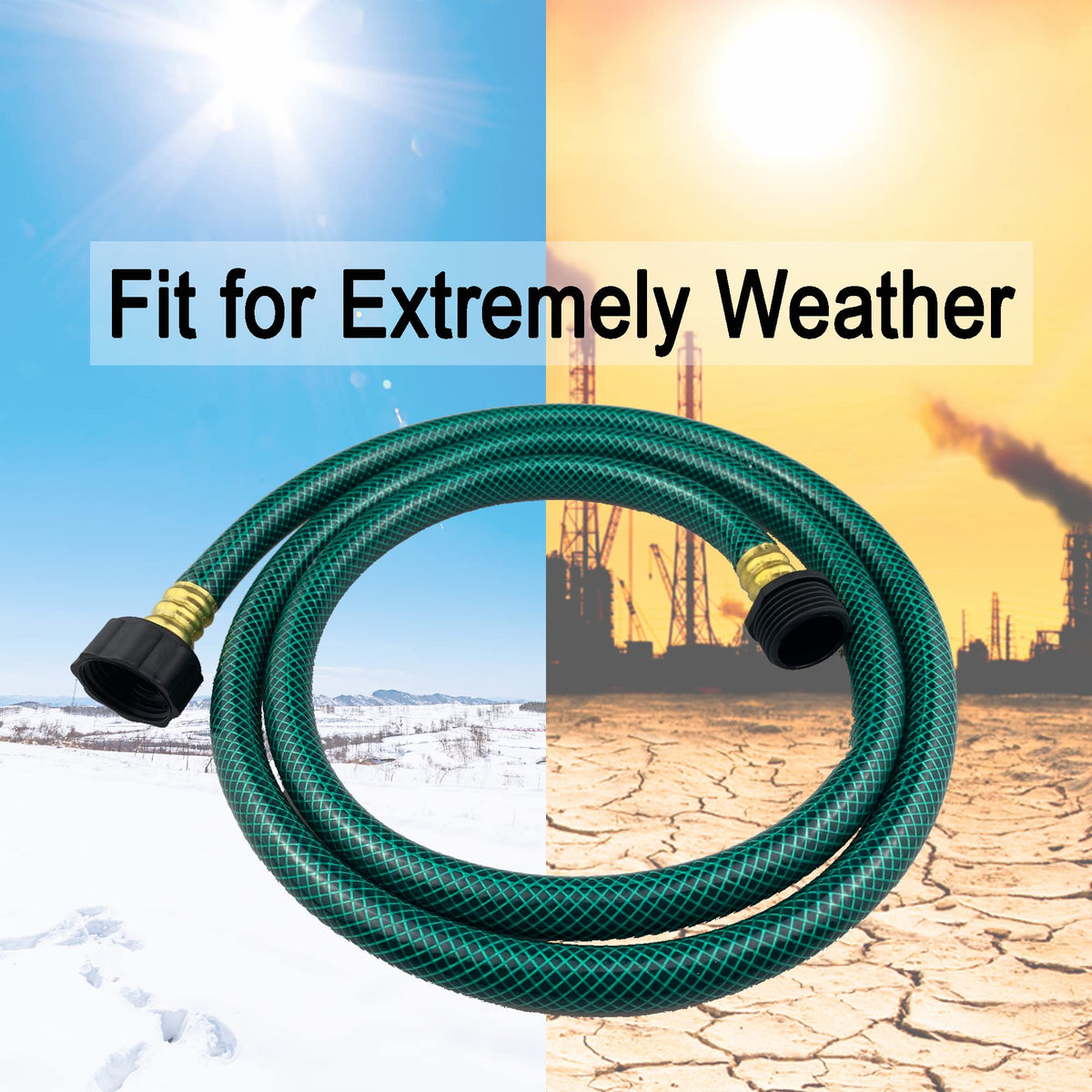 Darnassus 3-layer PVC hose stays flexible and kink-free