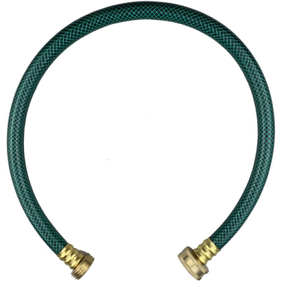 Darnassus hose with brass fittings close-up for a secure leak-free connection.