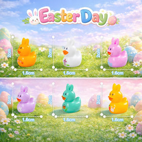 DASHUAIGE Easter mini ducks cake decor for spring celebrations.