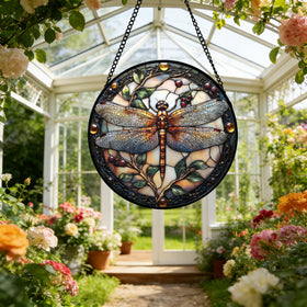 DASTOLL wall-door décor suncatcher brings color and charm to indoor spaces.