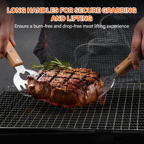 DASHTHER meat claws with heat-resistant blades for high-heat grilling tasks