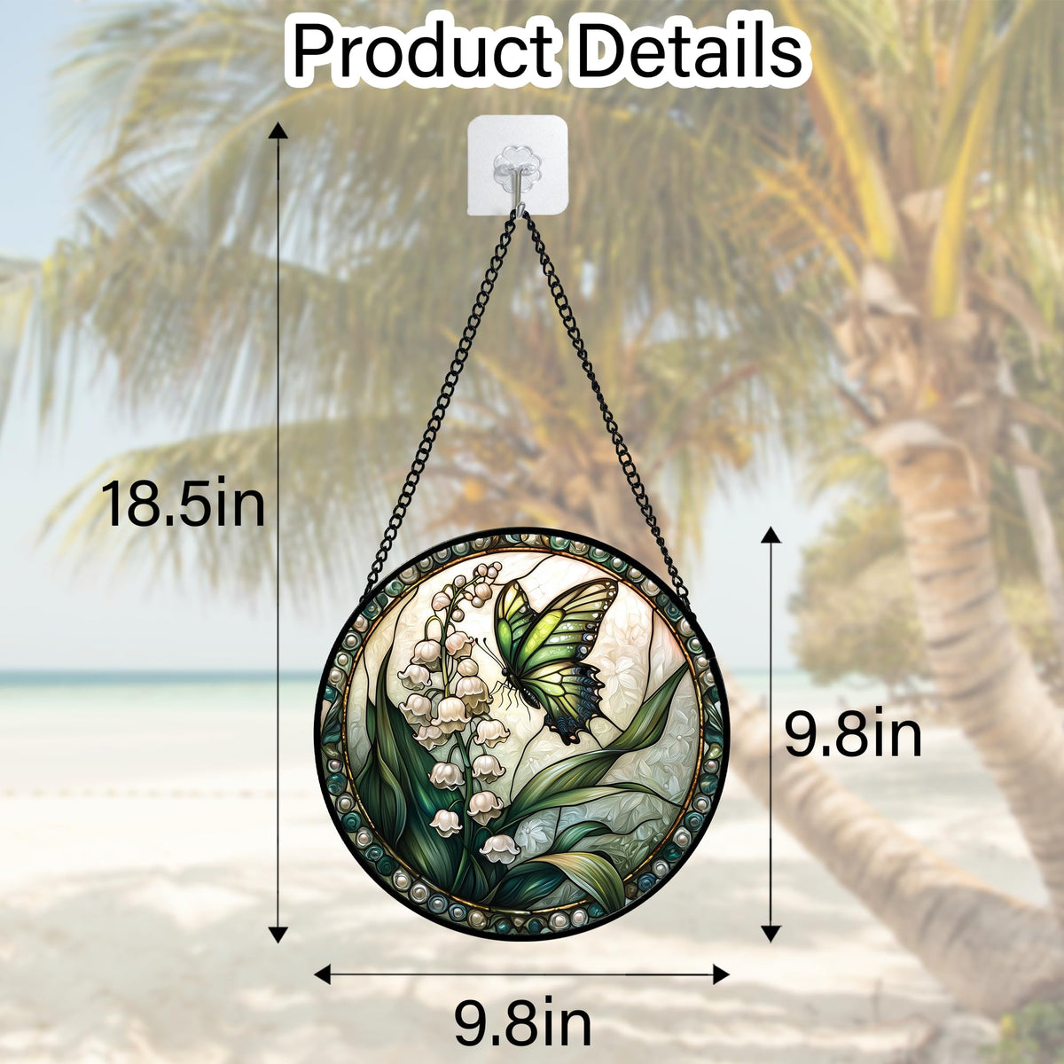 DASTOLL anniversary or birthday gift suncatcher becomes a thoughtful keepsake
