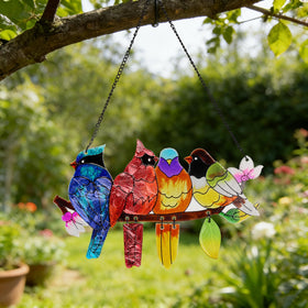 DASTOLL suncatcher as bedroom or living room accessory with colorful glass