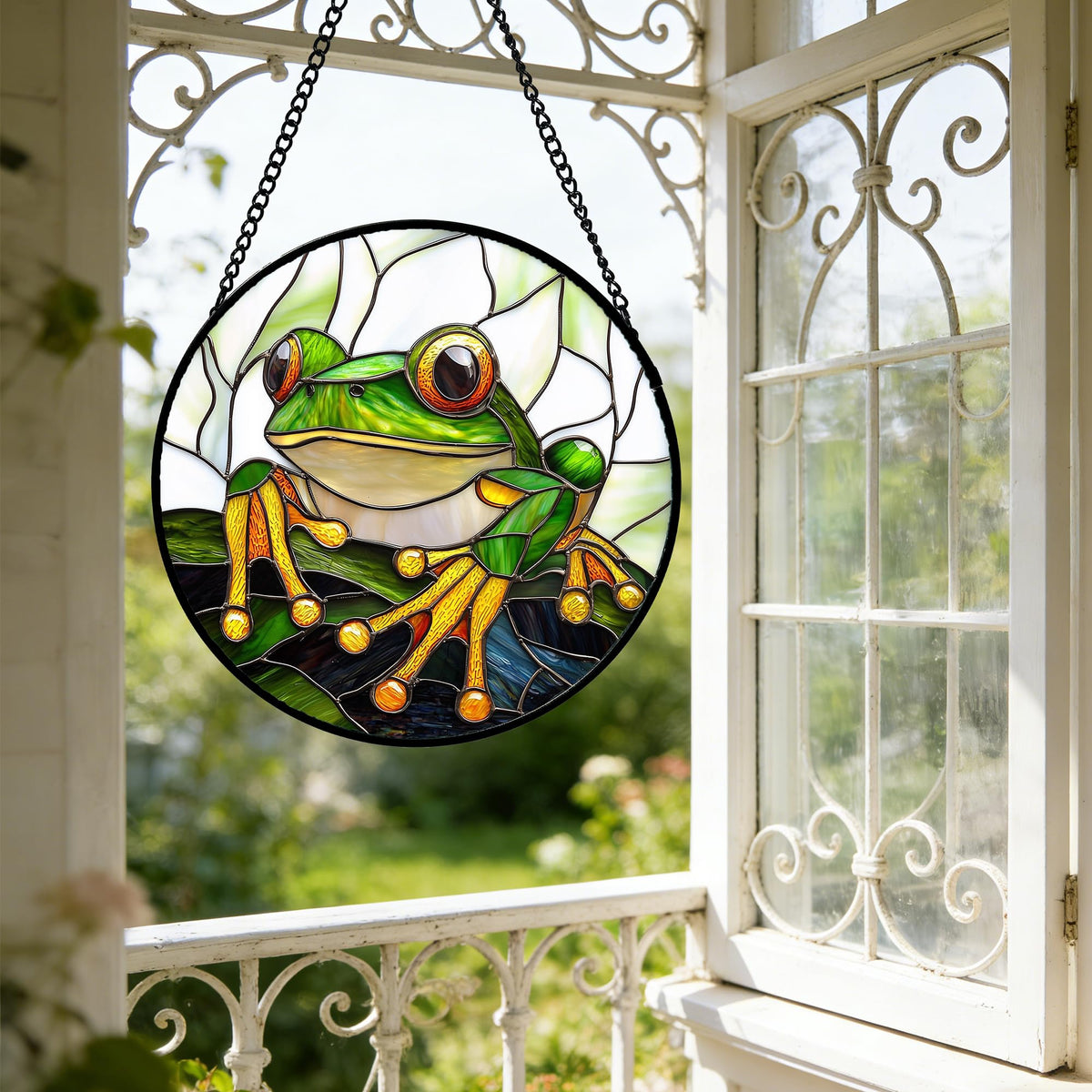 DASTOLL colorful glass panel creates warm reflections during sunny afternoons.