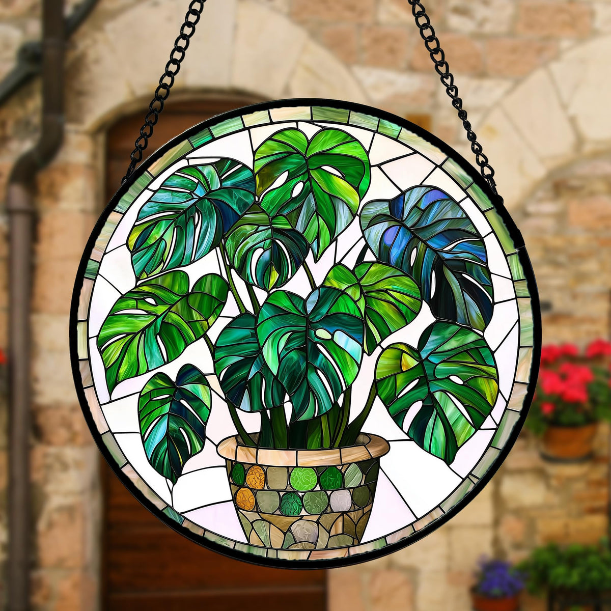 DASTOLL colorful window decor sun catcher enhances home accents with lively hues.