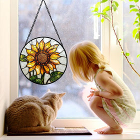 DASTOLL diamond glass suncatcher frame offers durable ready-to-hang charm