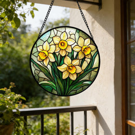 DASTOLL double-sided sun catcher transmits light beautifully through both sides