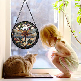 UV-printed diamond glass frame showcases rich tones in any room