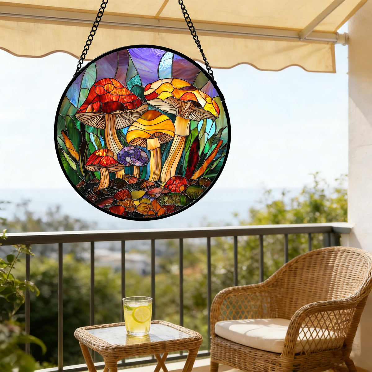 DASTOLL gift-ready stained glass suncatcher for birthdays or celebrations.