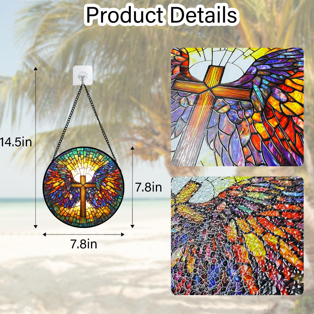 DASTOLL gift-ready sun catcher for holidays and celebrations