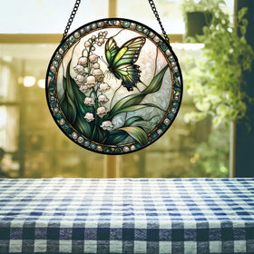 DASTOLL gift-ready stained glass suncatcher for Christmas or special occasions