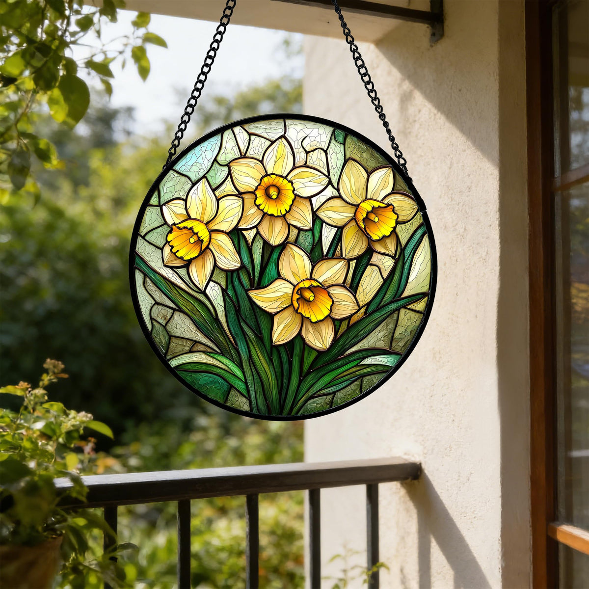DASTOLL metal chain hanging kit makes installation simple for any window.