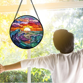 DASTOLL metal chain hanging ornament transforming sunny spaces into colorful decor