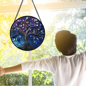 DASTOLL metal chain hanging suncatcher ready for mounting