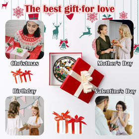 DASTOLL decorative suncatcher evokes peace and color in any room