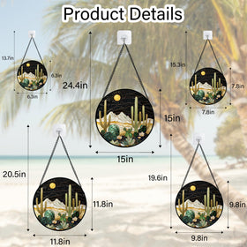 DASTOLL nature-inspired suncatcher brightens mornings with natural light.