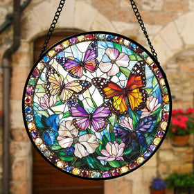 DASTOLL double‑sided light suncatcher reflects light from both sides