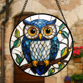 DASTOLL sun catcher with metal chain catches sunlight beautifully for windows