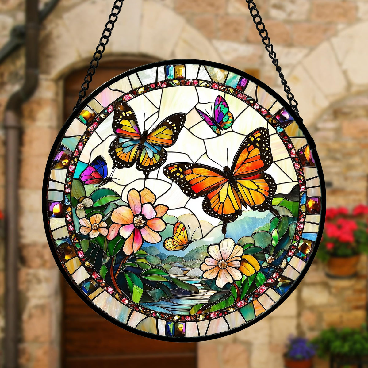 DASTOLL double-sided suncatcher lets light pass through from both sides