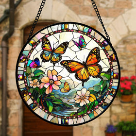 DASTOLL double-sided suncatcher lets light pass through from both sides