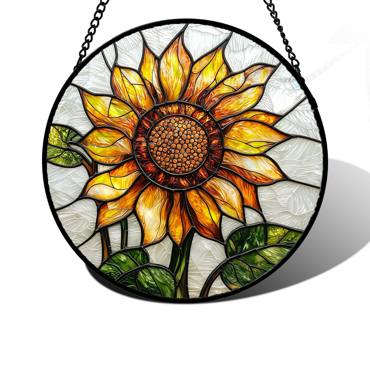 DASTOLL sunflower suncatcher window hanging brightens living room with cheerful light