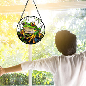DASTOLL window hanging includes a metal chain for quick installation on windows or doors.