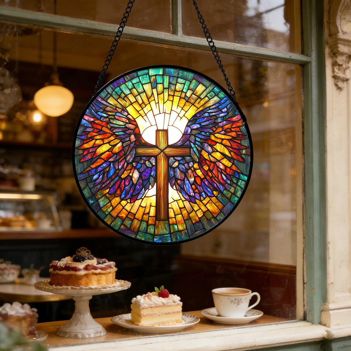 DASTOLL suncatcher elevates porch display with color