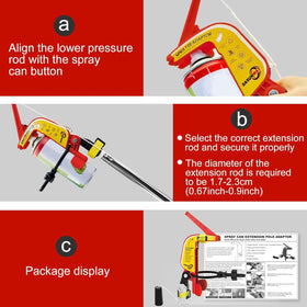 Dasunwat package includes adaptor and instruction manual for easy setup