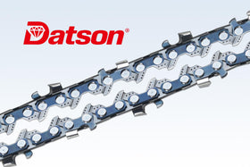 DatsenAAA 12-inch STIHL chain on test shows smooth cutting performance.