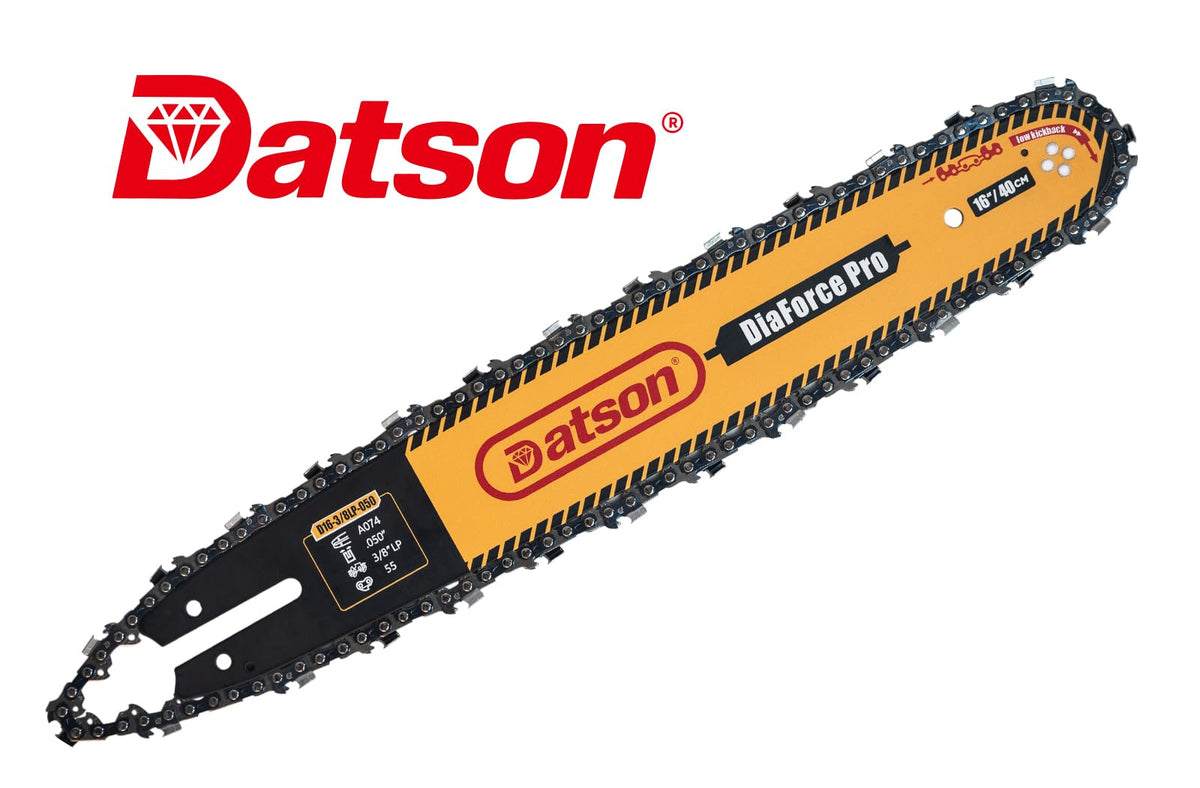 DatsenAAA S55 chain uses German steel for toughness and longer wear.
