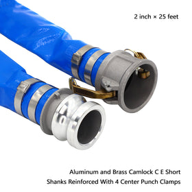 DAVCO aluminum camlock type E connection enables quick pool setup.