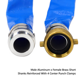 DAVCO hose with aluminum pin lug fittings for secure connections