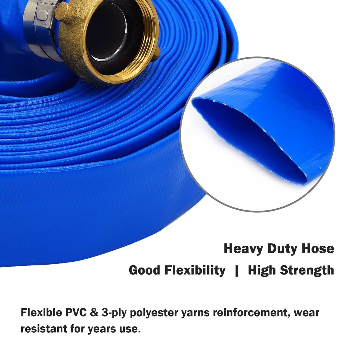 DAVCO aluminum pin-lug fittings ensure a durable, leak-free pump attachment.