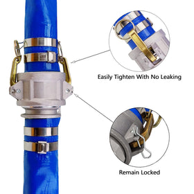 DAVCO flat hose profile simplifies storage and handling.