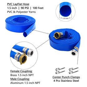 DAVCO stainless steel clamps secure each connection for reliability.