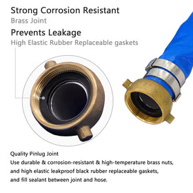 DAVCO hose exterior is UV and abrasion resistant for outdoor use