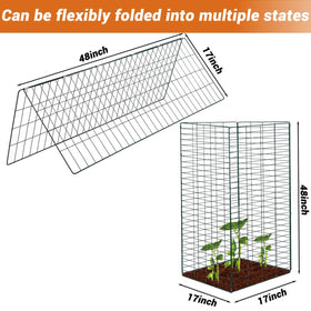 DAVIGADEN zucchini trellis durable frame supporting vines