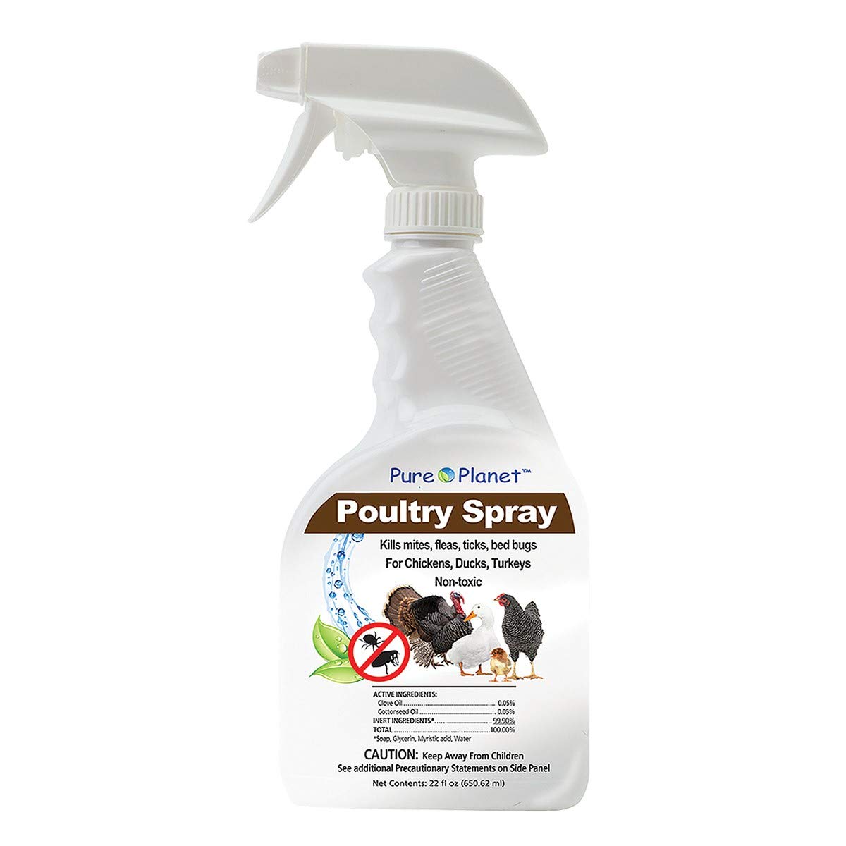 Davis Pure Planet Poultry Spray bottle ready-to-use pest control for chickens