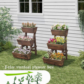 Dawnyard 3-Tier Bed side view shows space-saving design for balconies and small yards.