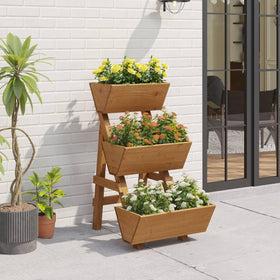 Dawnyard patio-friendly garden bed ready for vegetables and flowers