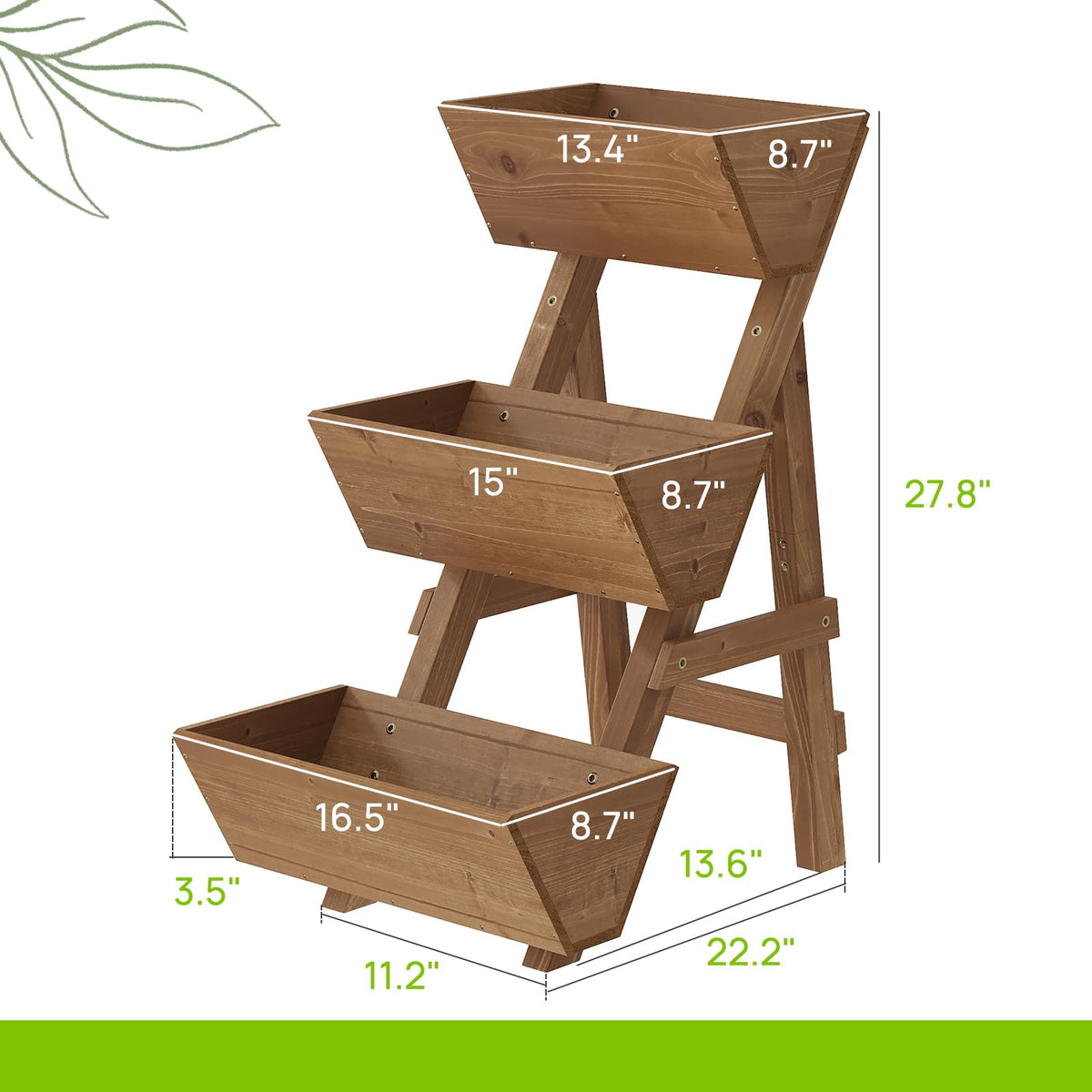 Dawnyard planters drainage holes detail for healthy roots