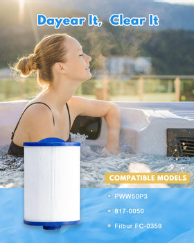 DAYEAR filter packaging image highlights 2-pack value and compatibility notes