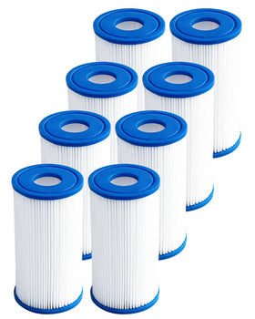 DAYEAR Ice Bath Filter assembly closeup highlighting pleated design for effective filtration.