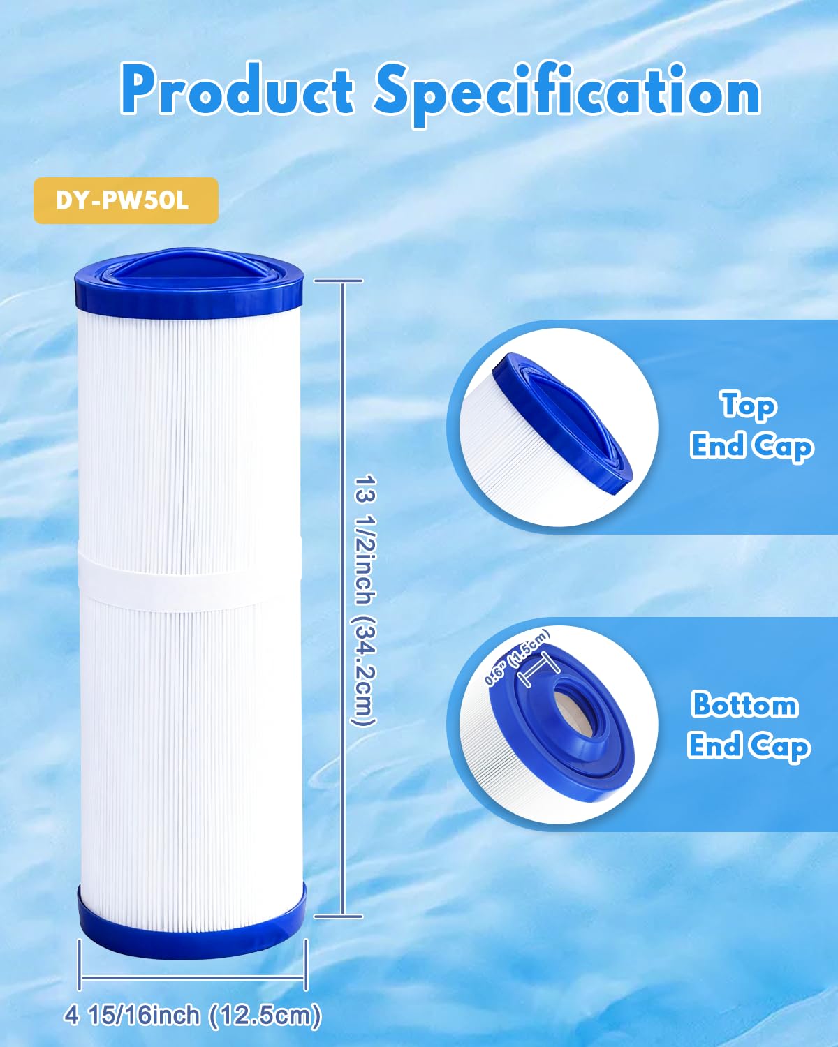 DAYEAR spa filter 4CH-949 compatibility for versatile cartridge options
