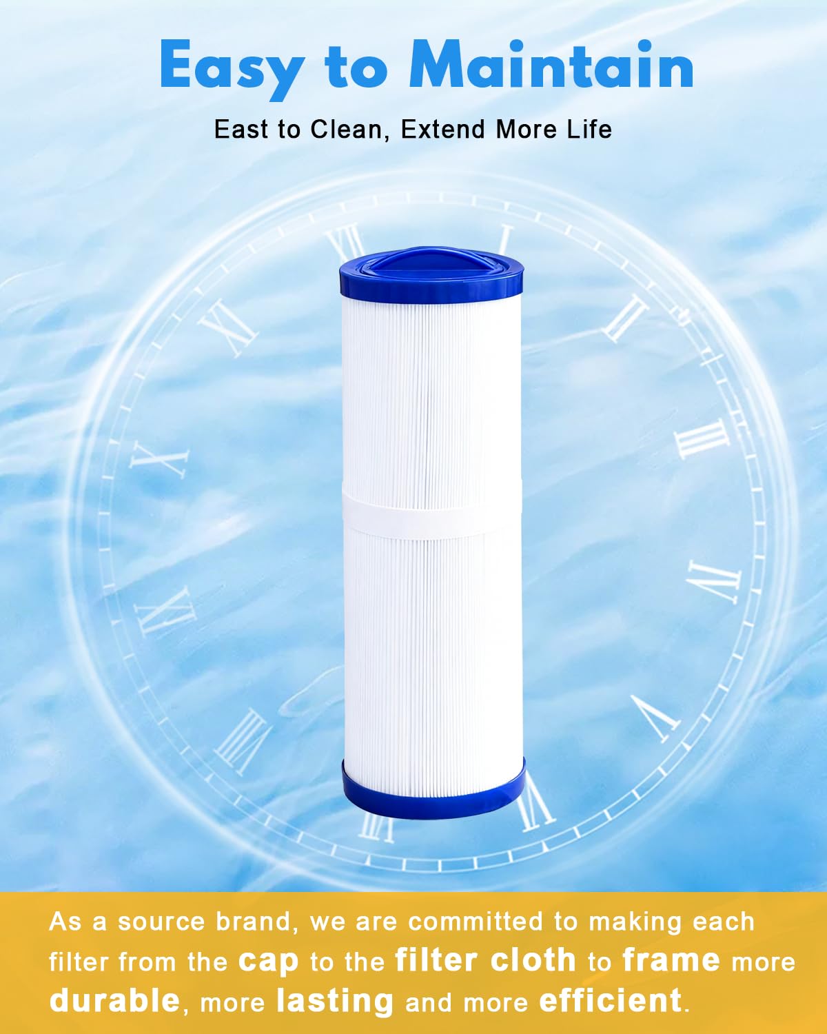 DAYEAR spa filter two-pack for spa replacement convenience