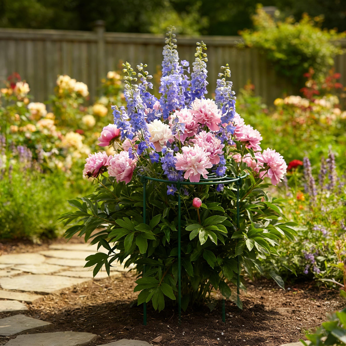 DAYUMKOU outdoor garden setup supports multiple blooms outdoors
