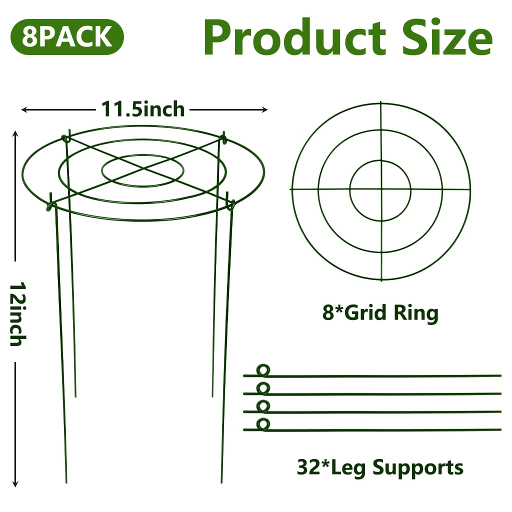 DAYUMKOU plant cage with four legs enhances stability against wind and weight