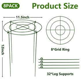 DAYUMKOU plant cage with four legs enhances stability against wind and weight